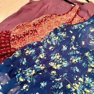 3 sleeveless blouses